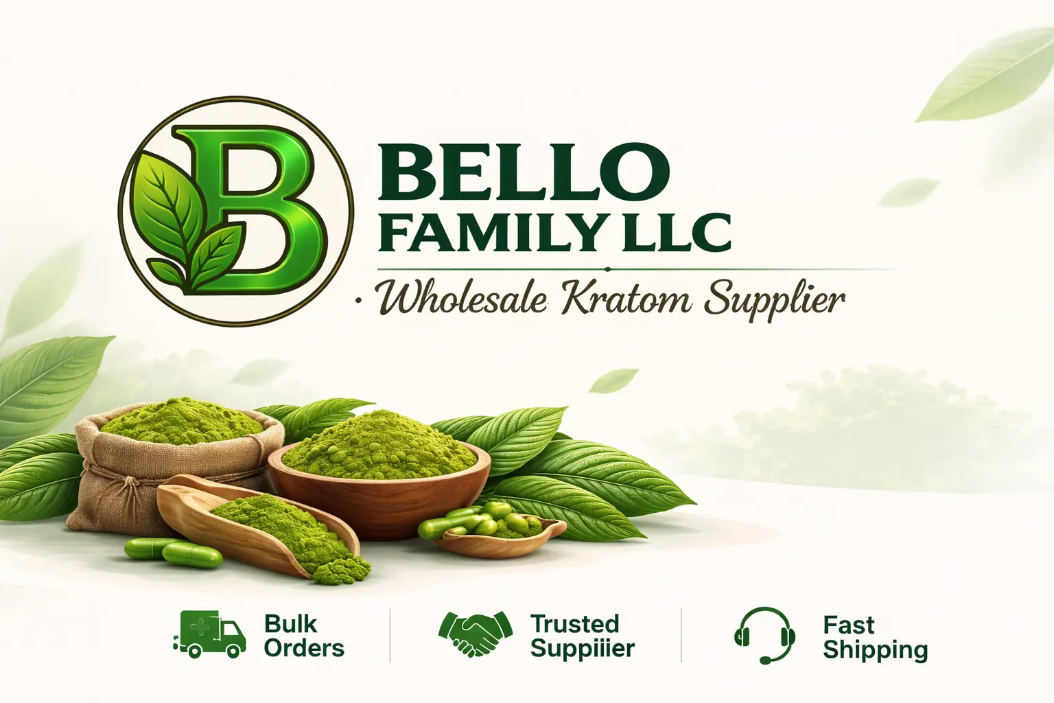 Bello Family - Kratom Supplier Landing Page — Landing Page di Pontianak